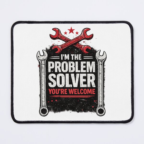 Item preview, I'm The Problem Solver Mechanic Gift designed and sold by WearTheVibe Store.