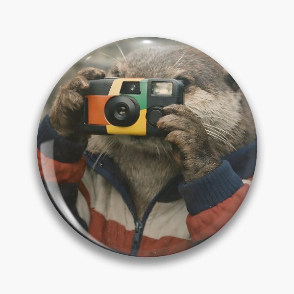 Item preview, Furry Animal Photographer Wall Art | Whimsical Character with a Vintage Camera | Retro Photography Aesthetic Vintage Print designed and sold by PaintedPixels01.