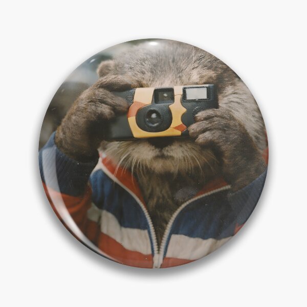 Item preview, Furry Animal Photographer Wall Art | Whimsical Character with a Vintage Camera | Retro Photography Aesthetic Vintage Print designed and sold by PaintedPixels01.