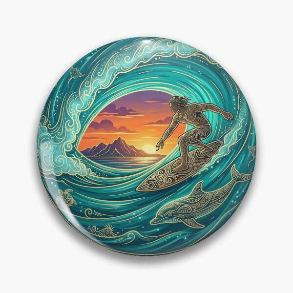 Item preview, He'e Nalu — Spirit wave designed and sold by Hawaii26.