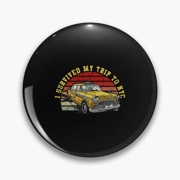 Item preview, I Survived My NYC Taxi Ride – Vintage Travel Humor - spider-man designed and sold by VagerRobinson.