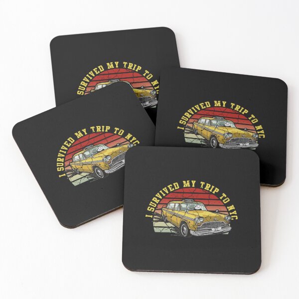 Item preview, I Survived My NYC Taxi Ride – Vintage Travel Humor - spider-man designed and sold by VagerRobinson.