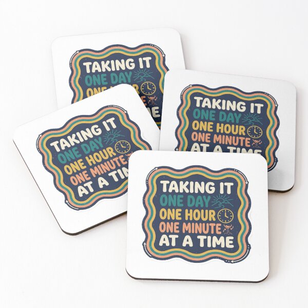 Item preview, Taking It One Day At A Time Retro Mental Health designed and sold by immortal-beauty.