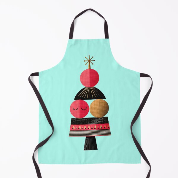 Item preview, Mid Century Modern Geometric Christmas Tree Art designed and sold by colorful-white.