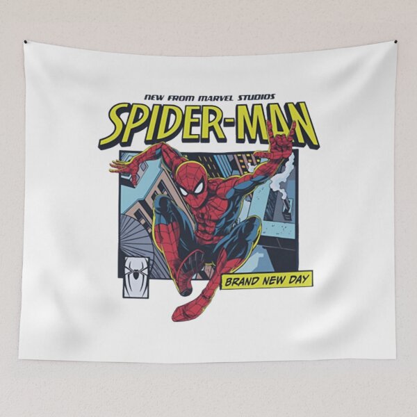 Item preview, Retro Comic Book Cover Spider-Man - Spider Man Brand New Day designed and sold by VagerRobinson.