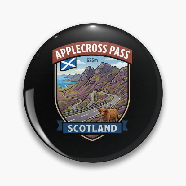 Item preview, Applecross Pass Scenic Highland Pass designed and sold by enzoade.