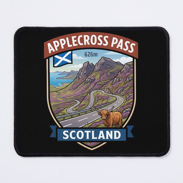 Item preview, Applecross Pass Scenic Highland Pass designed and sold by enzoade.
