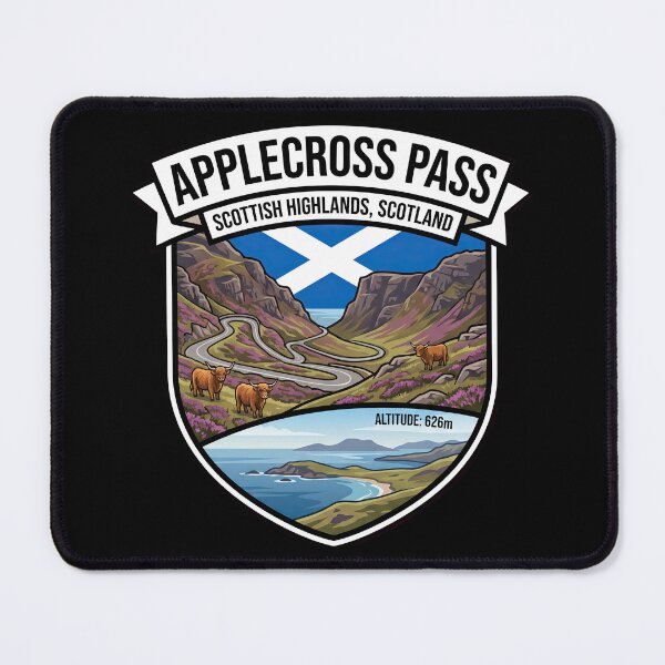 Item preview, Applecross Pass Scotland Driving Route designed and sold by enzoade.