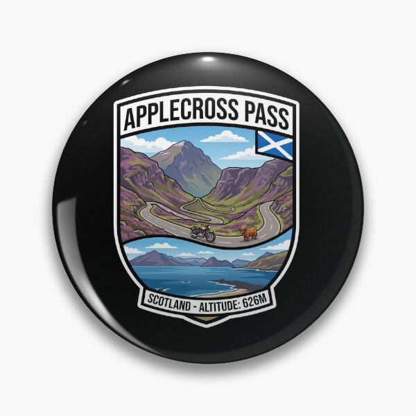 Item preview, Applecross Pass Highland Mountain Road designed and sold by enzoade.