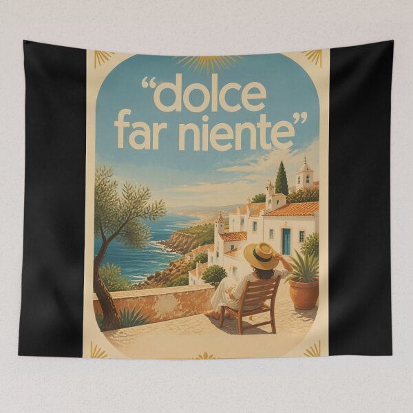 Item preview, il Dolce far niente designed and sold by LaughandLaugh.