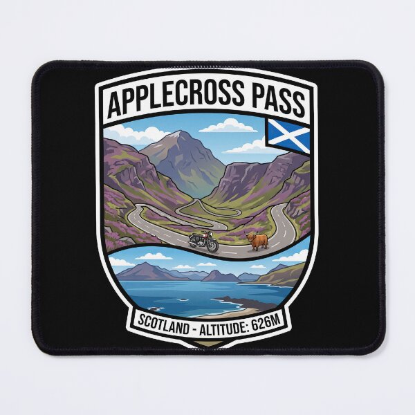 Item preview, Applecross Pass Highland Mountain Road designed and sold by enzoade.