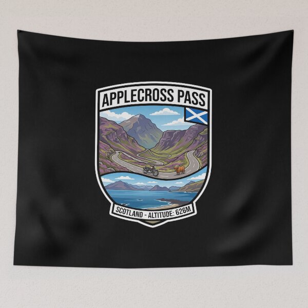 Item preview, Applecross Pass Highland Mountain Road designed and sold by enzoade.