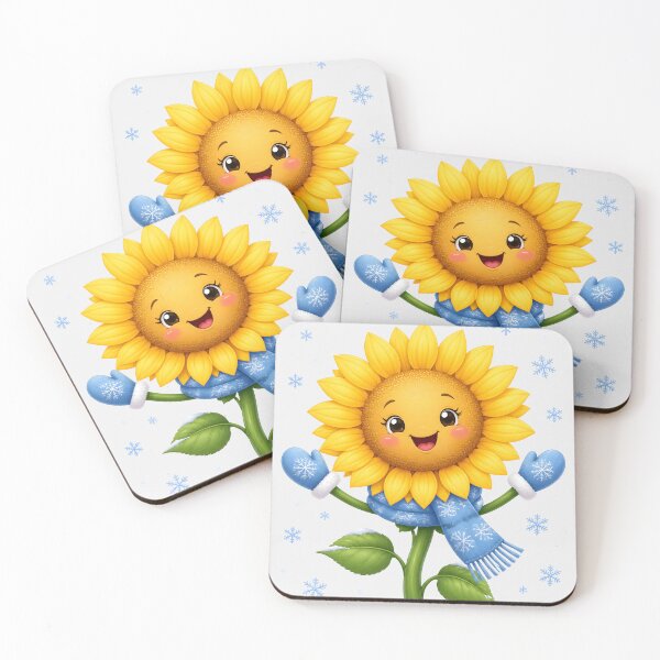 Item preview, Cute Winter Sunflower designed and sold by naragon4289.