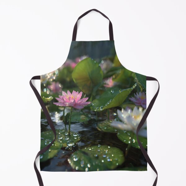 Item preview, Lotus and Rain Droplets designed and sold by AwesomeDigiShop.