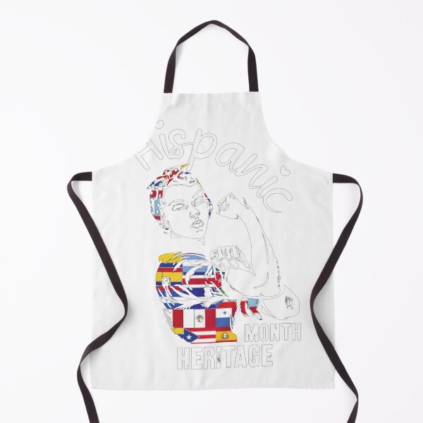 Item preview, National Hispanic Heritage Month Rosie Riveter All Countries T-Shirt_79974580 designed and sold by Voila-creative.
