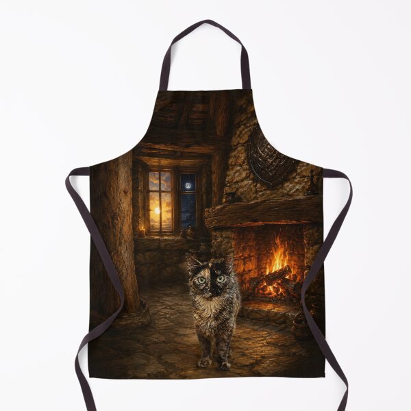 Item preview, The Crannog Guardian - Real Rescue Tortoiseshell Cat Painting designed and sold by RescueHeart10.