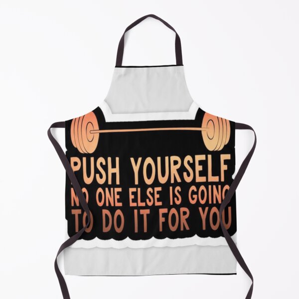 Item preview, Push Yourself – No One Else Is Going To Do It For You | Gym Motivation Sticker designed and sold by Kushwaha18.