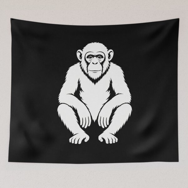 Item preview, chimpanzee designed and sold by MarkColeImaging.