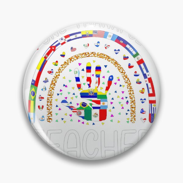 Item preview, One Thankful Teacher Hispanic Heritage month Countries T-Shirt_35692045 designed and sold by gidget-gadget.