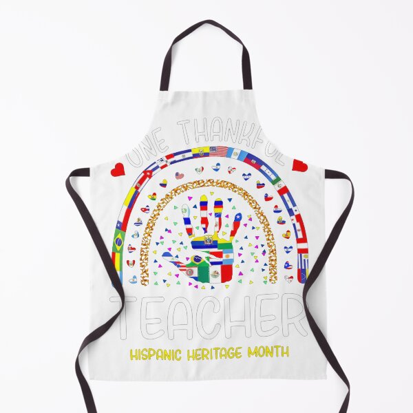 Item preview, One Thankful Teacher Hispanic Heritage month Countries T-Shirt_35692045 designed and sold by gidget-gadget.