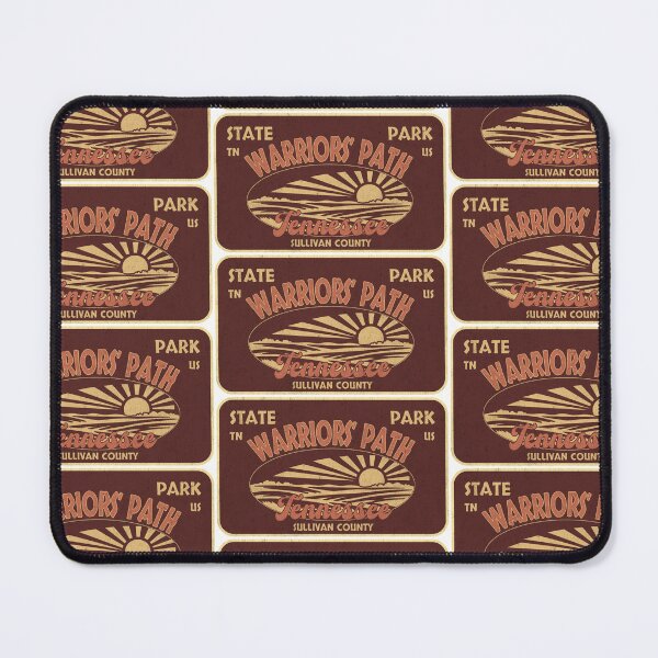 Item preview, Warriors' Path State Park, Sullivan County, Tennessee, badge design designed and sold by Wanderful-roads.