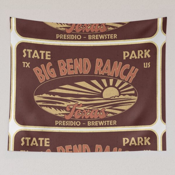 Item preview, Big Bend Ranch State Park, Presidio - Brewster, Texas, badge design designed and sold by Wanderful-roads.
