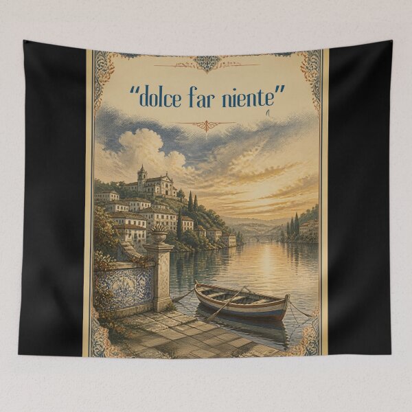 Item preview, il Dolce far niente designed and sold by LaughandLaugh.