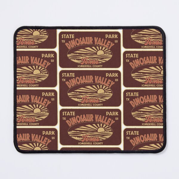Item preview, Dinosaur Valley State Park, Somervell County, Texas, badge design designed and sold by Wanderful-roads.