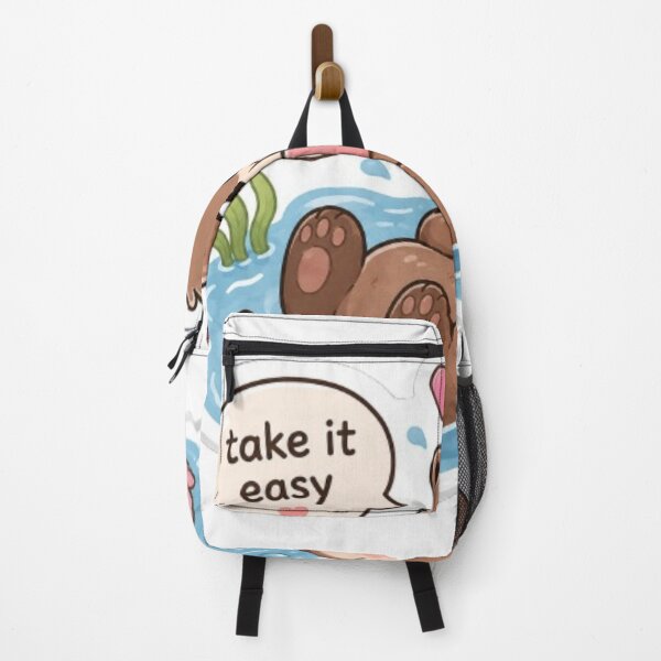 Item preview, Cute Kawaii Otter Sticker | Cozy Otter with Tea | Adorable Animal Sticker designed and sold by Vegasstickers.