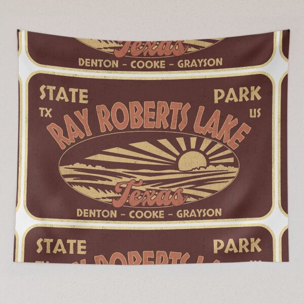 Item preview, Ray Roberts Lake State Park, Denton - Cooke - Grayson, Texas, badge design designed and sold by Wanderful-roads.
