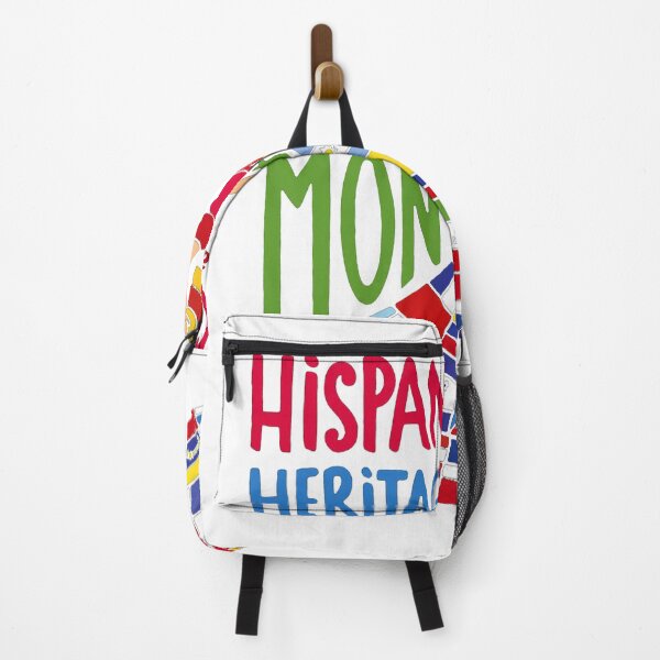 Item preview, National Hispanic Heritage Month Celebration Flags Men Women T-Shirt_35692047 designed and sold by Cafe18.