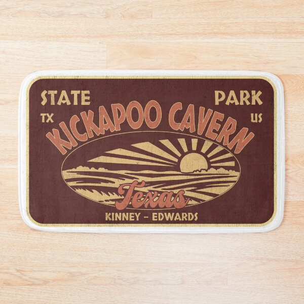 Item preview, Kickapoo Cavern State Park, Kinney - Edwards, Texas, badge design designed and sold by Wanderful-roads.