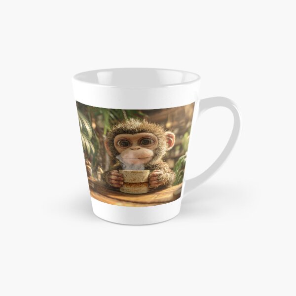 Item preview, Monkey in Cafe designed and sold by AwesomeDigiShop.
