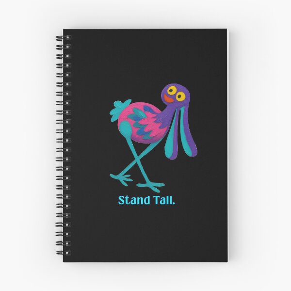 Item preview, Stand Tall. - Cute Whimsical Bird with Positive Confidence Quote designed and sold by PatykArt.