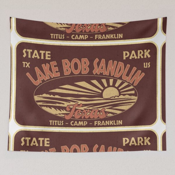 Item preview, Lake Bob Sandlin State Park, Titus - Camp - Franklin, Texas, badge design designed and sold by Wanderful-roads.