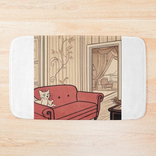 Item preview, Interiors - Stylized Domestic Feline, Refined Art Deco Ambiance designed and sold by World-Pets.