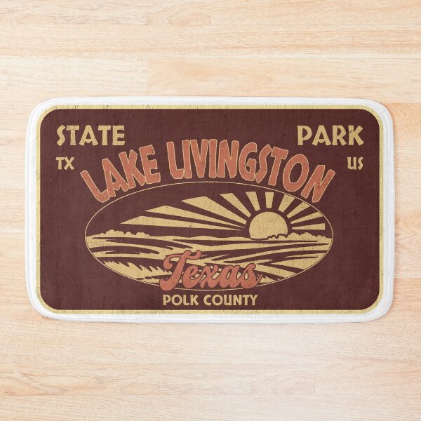 Item preview, Lake Livingston State Park, Polk County, Texas, badge design designed and sold by Wanderful-roads.