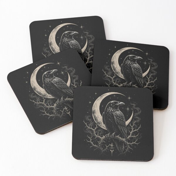 Item preview, Midnight Raven Moon Gothic Occult designed and sold by DesignedByMarty.
