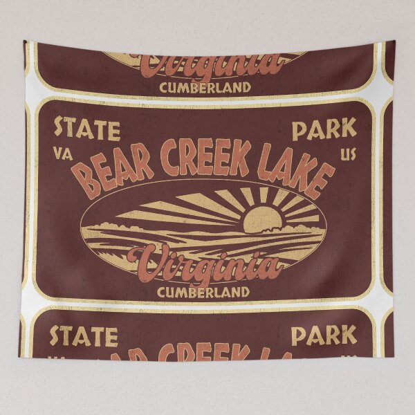 Item preview, Bear Creek Lake State Park, Cumberland, Virginia, badge design designed and sold by Wanderful-roads.