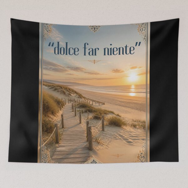 Item preview, il Dolce far niente designed and sold by LaughandLaugh.
