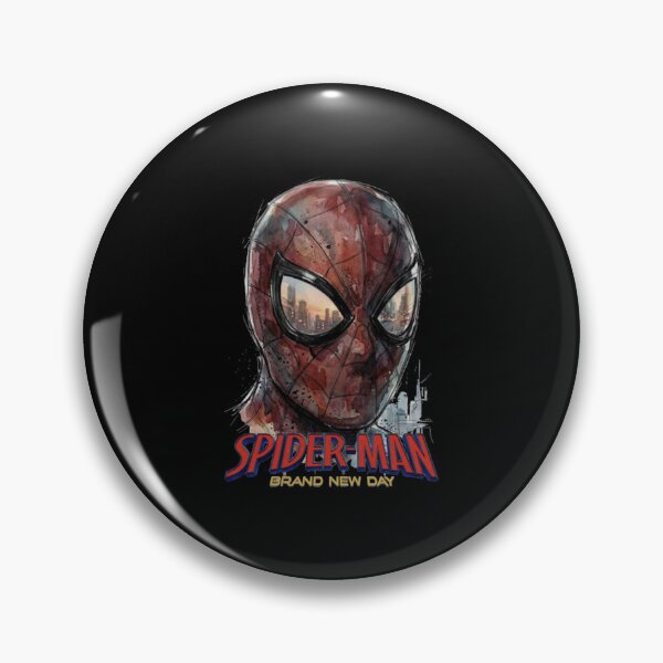 Item preview, Watercolor Red Masked City Hero Portrait - Spider Man Brand New Day designed and sold by VagerRobinson.