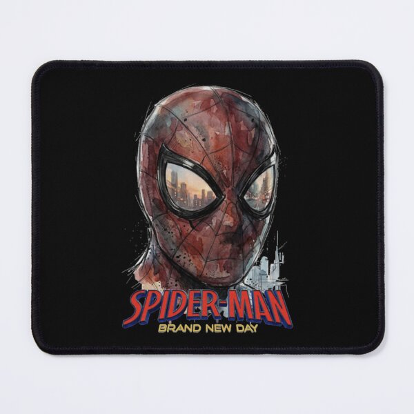 Item preview, Watercolor Red Masked City Hero Portrait - Spider Man Brand New Day designed and sold by VagerRobinson.