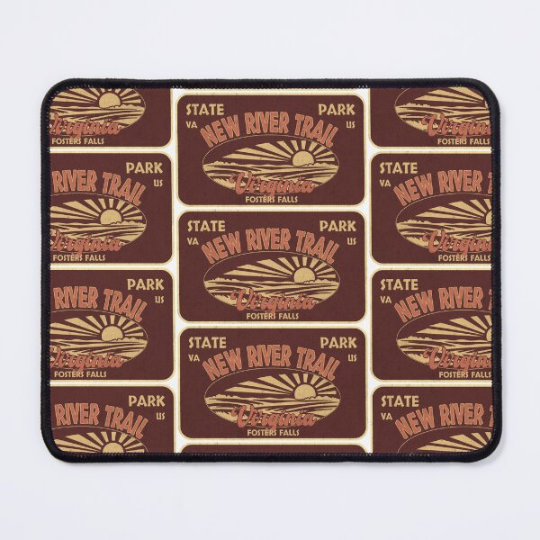 Item preview, New River Trail State Park, Fosters Falls, Virginia, badge design designed and sold by Wanderful-roads.
