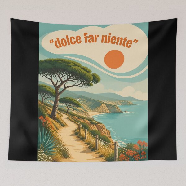 Item preview, il Dolce far niente designed and sold by LaughandLaugh.