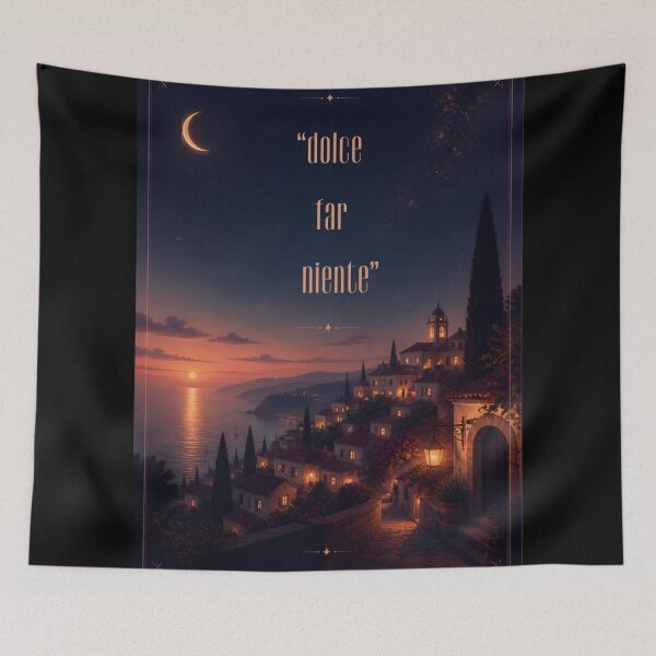 Item preview, il Dolce far niente designed and sold by LaughandLaugh.