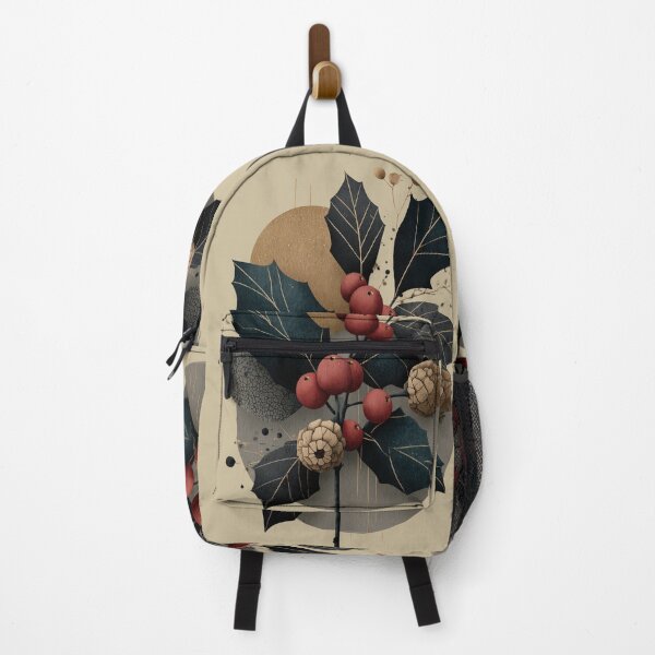 Item preview, Elegant Dark Winter Botanical Leaves and Berries designed and sold by colorful-white.