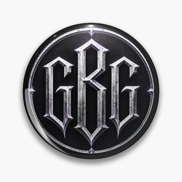 Item preview, GBG LOGO Silver- Mythcore Sigil - Goth Boy Gang Emblem designed and sold by Goth Boy Gang.