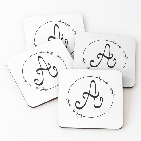 Item preview, Circular Floral Monogram Letter A designed and sold by Loly-Press.
