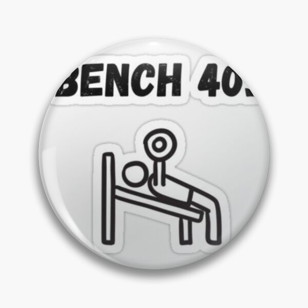Item preview, I Bench 405 – Powerlifting Bench Press Achievement Sticker designed and sold by Kushwaha18.