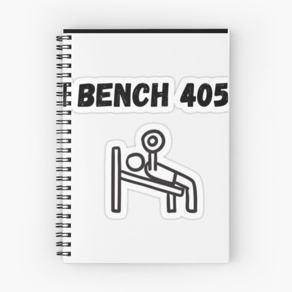 Item preview, I Bench 405 – Powerlifting Bench Press Achievement Sticker designed and sold by Kushwaha18.